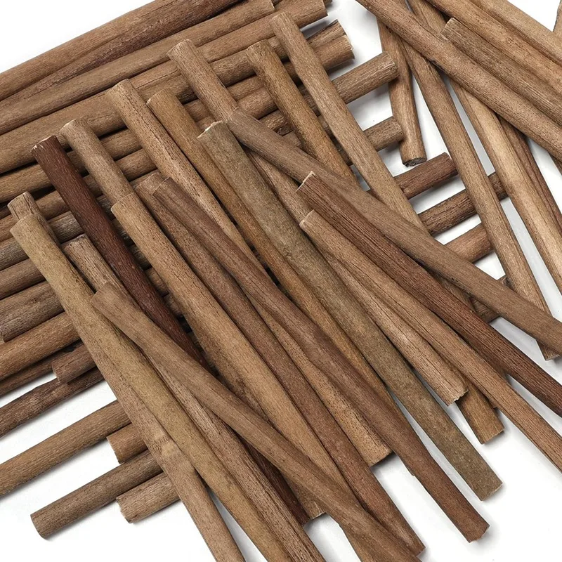 Craft Twigs Varas para Decoração, Madeira Logs, Artesanato DIY, Foto Props, 6 ", 120pcs