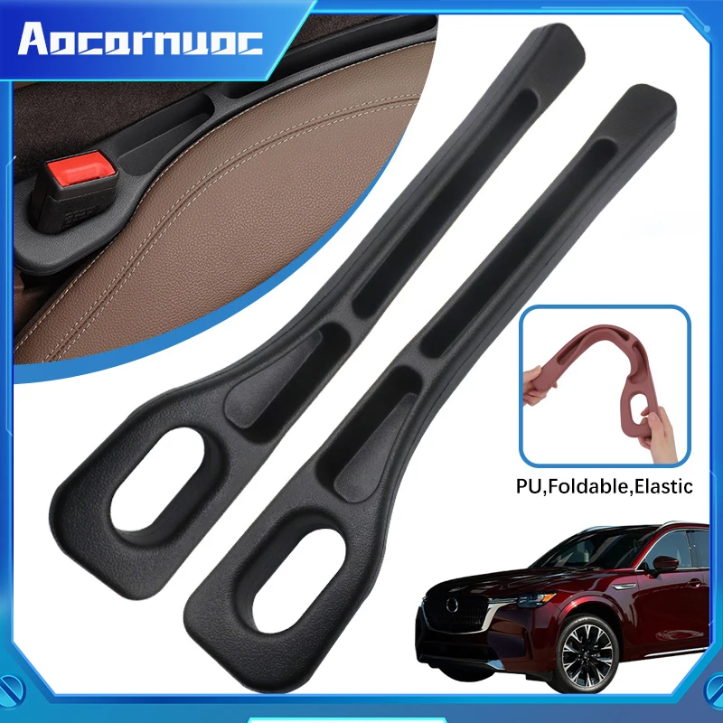 

2Pcs For Mazda CX90 CX5 CX4 CX3 CX7 CX-50 CX-60 CX-70 Car Seat Gap Filler Between Seats Crevice Decoration Interior Accessories