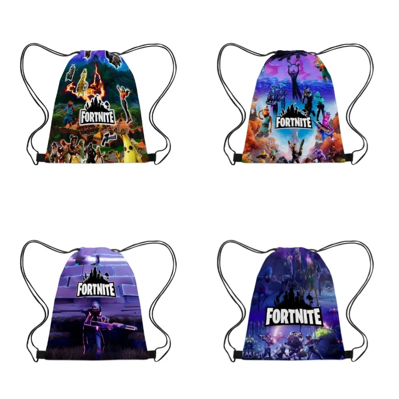 

Игра Fortnite Оксфордская сумка на шнурке Kawaii Fortnite подарочная сумка на день рождения аниме мультфильм сумка для хранения на плечо рождественские подарки