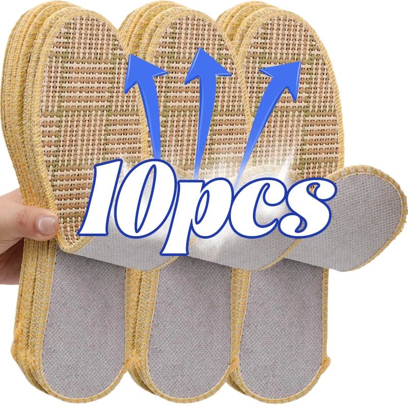 

Летние охлаждающие стельки из бамбукового дерева, двухслойные дезодорирующие дышащие вкладыши для обуви для мужчин и женщин, набор для ухода за ногами