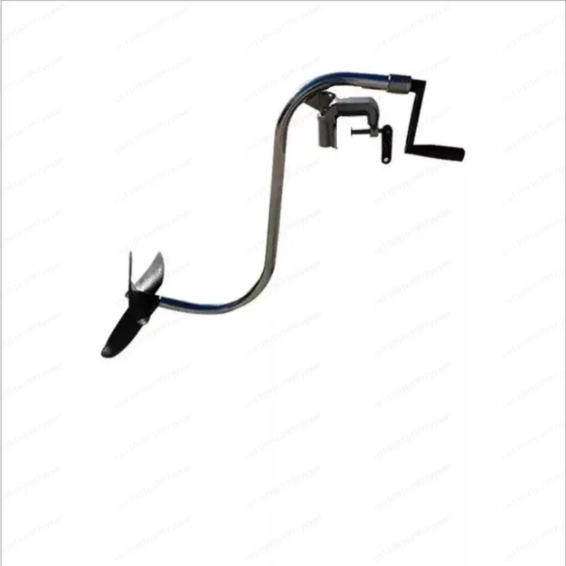 Inflatable Rubber Boat, Hand Propeller, Fishing Boat Manual Propeller, External Machine Tail Motor Bracket