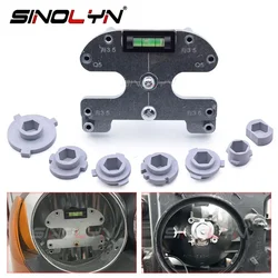 Front Horizontal Mounting Plate Mold For Q5/Hella 3R G5 Projector Lens H7 H4 H11 H1 D2 9005 9006 Headlight Retrofit Tools