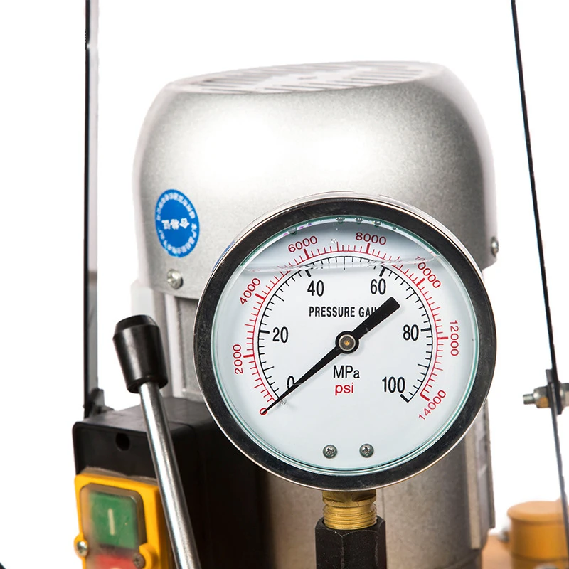 Estação de bomba de óleo de alta pressão portátil DYB-63A w 70mpa 750 v/220v/380v opcional da bomba elétrica hidráulica 110 do único-circuito