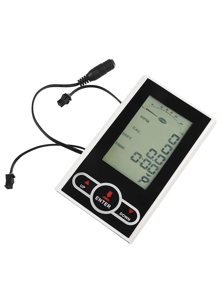 1Pcs 5.4x3.1inch Exercise Bike Monitor Speedometer Stationary Bike Elliptical Trainer Display Bicycle Components