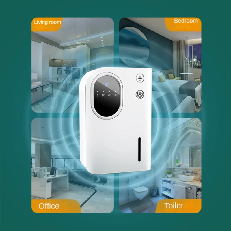 AA80-자동 정화 공기 에센셜 오일 분무 아로마 디퓨저 네거티브 아로마 테라피 기계 화이트 호텔 홈