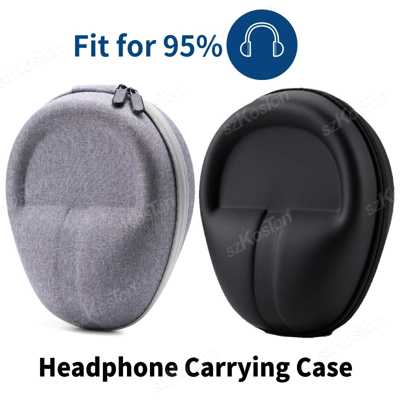 EVA Headset Storage Bag Universal Wireless On-Ear Headphones Case for Sony WH-1000XM4 / XM5 WH-CH720N / 520N JBL/Anker/Bose