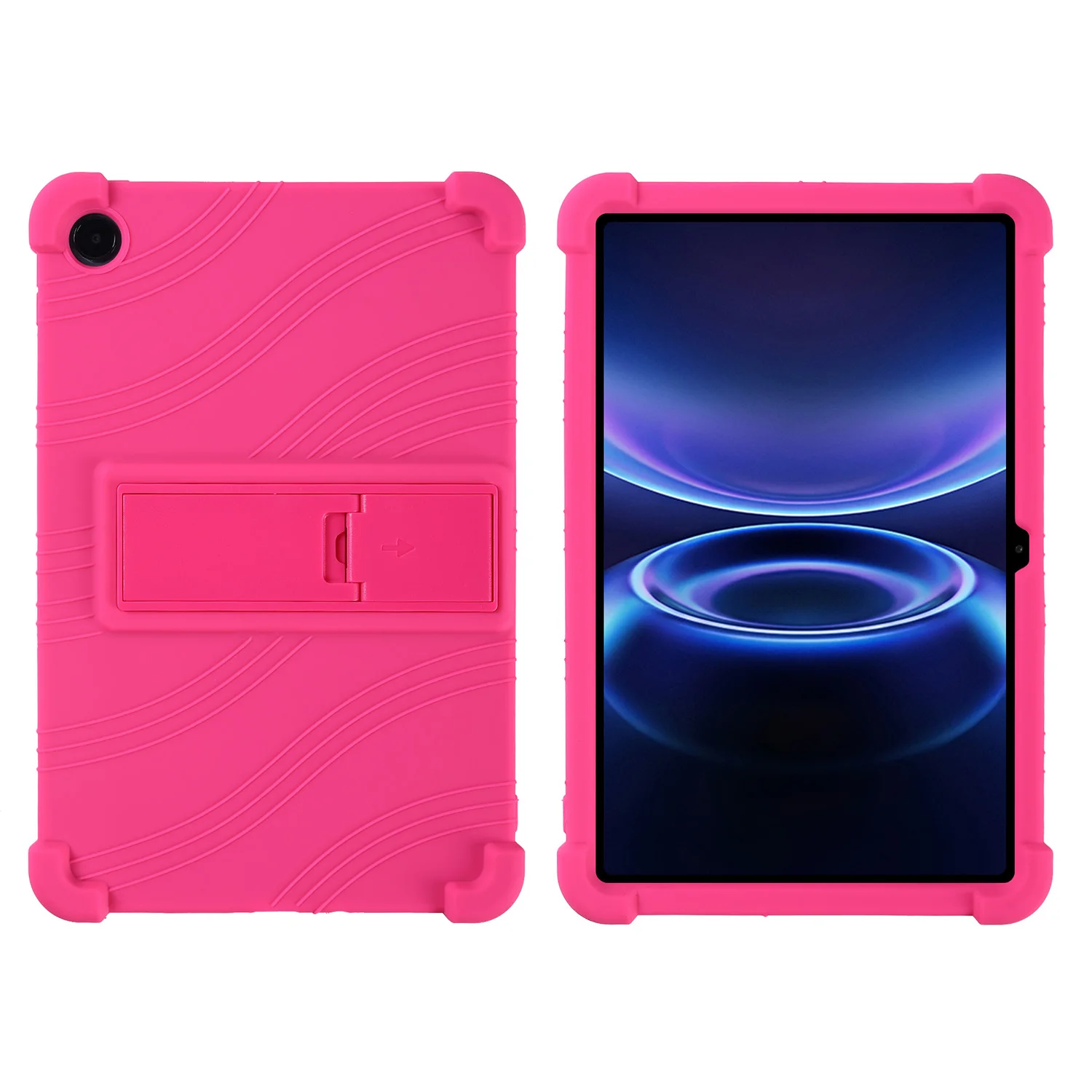 For POCO Pad C1 Tablet Case for 9.7inches Tablet Kids Friendly Soft Silicone Adjustable Stand Cover protective sleeve