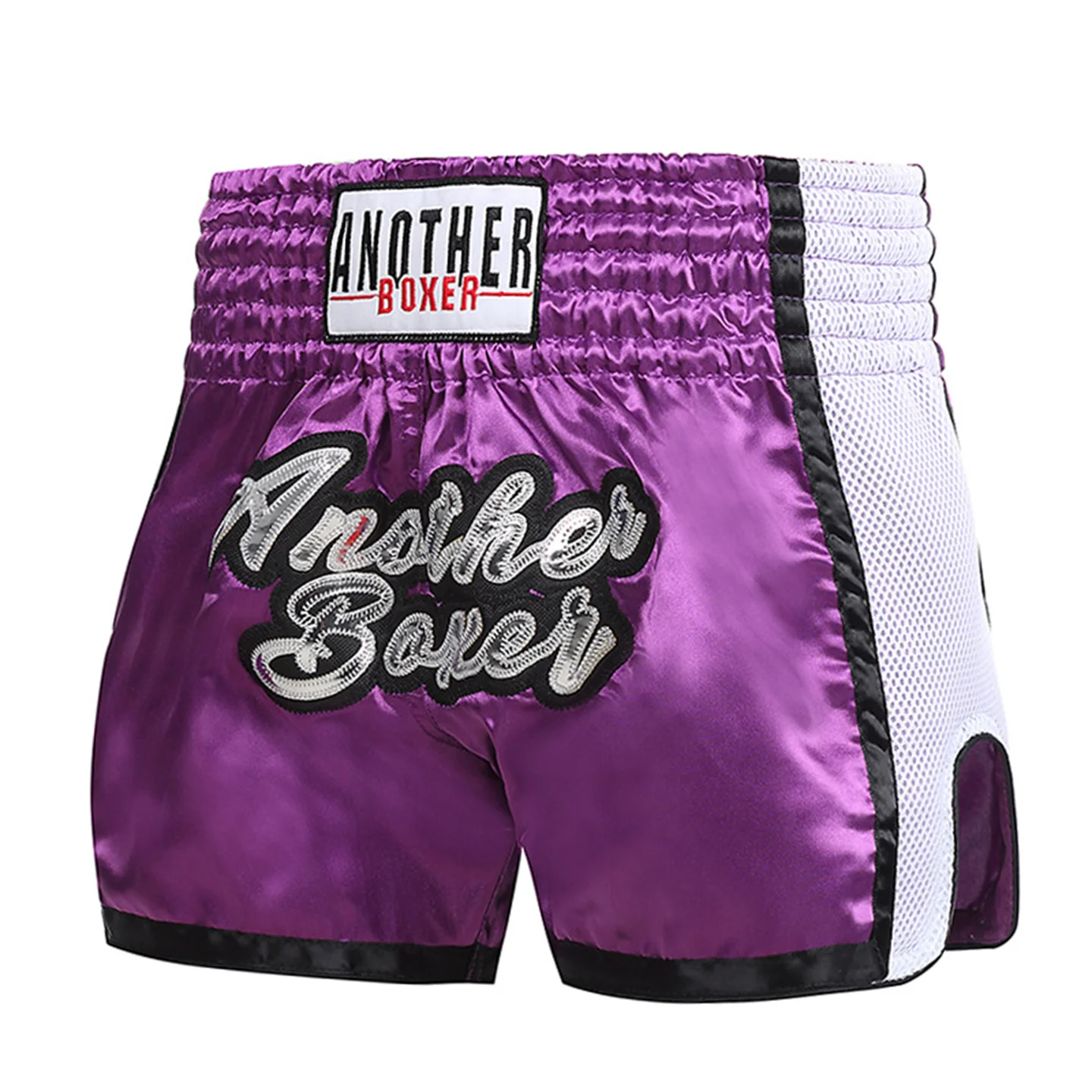 Muay Thai Shorts Authentic Embroidery Boxing Trunks Adults And Children Free Fighting Sanda Martial Arts Training Half Pants