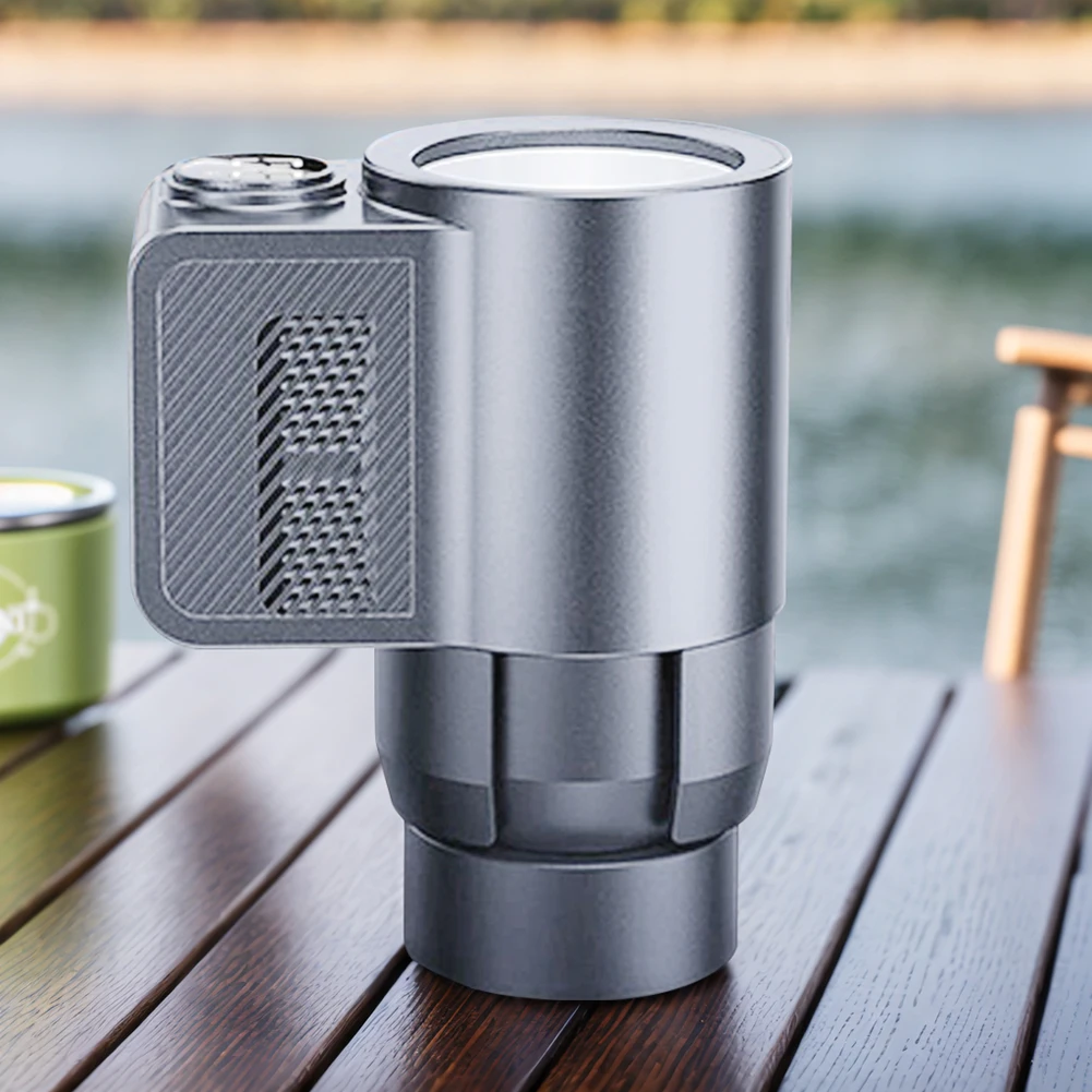 2 في 1 سيارة التدفئة كوب التبريد مع درجة الحرارة شاشة ديجيتال المشروبات الكهربائية دفئا برودة 12 فولت لمشروبات الحليب القهوة #2