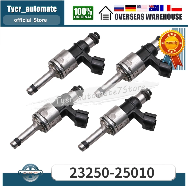 

Fuel Injectors 23250-25010 2325025010 For 2019 2020 Toyota Camry RAV4 AVALON Lexus ES260 ES300H 2.5L 23209-25010