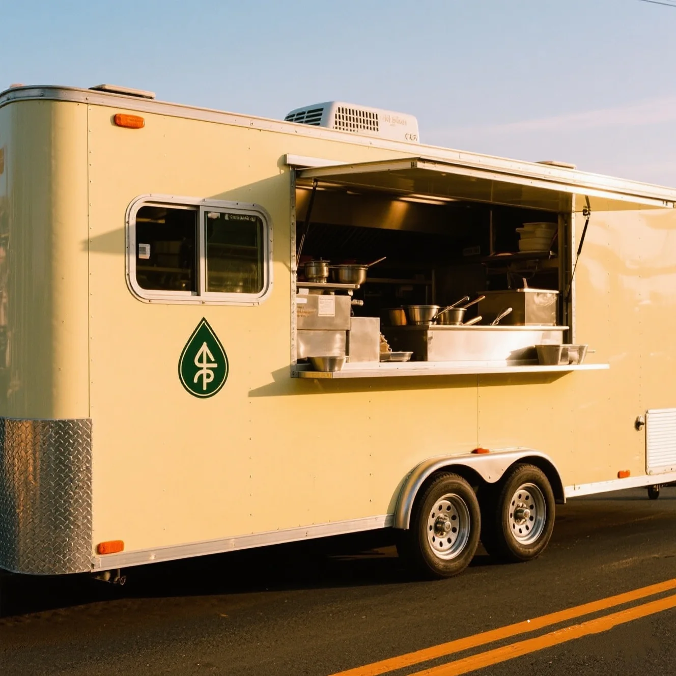 

Stainless Steel Mobil Restaurant Shawarma Food Truck Trailer for Food Ice-Cream Truck Fully Equipped Mobile Food Truck