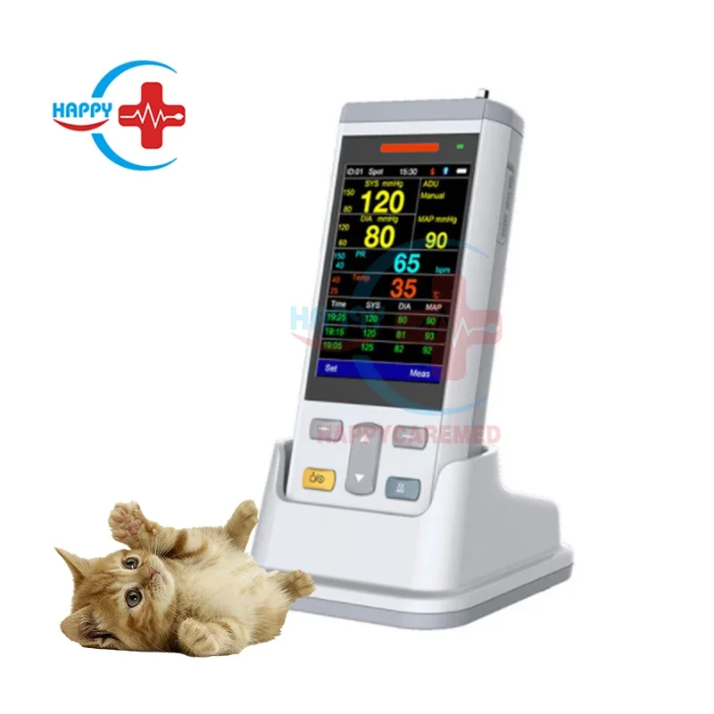 HC-R001A Veterinary Handheld Portable Monitors Pressure Veterinary Pet Pressure Animal Monitor Multiparametro Vet