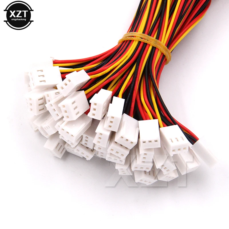 NEW 3Pin 2in 1 Wire Female to 2 Male Terminal Y Cable Splitter Power Supply Extension Cable for PC Fan cooling CPU GPU Cooler