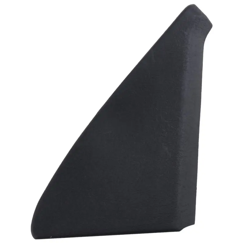 Black ABS 4 Pair Door Mirror Cover Trim Panel Mount Triangle Fit For Golf -Jetta -GTI GLI MK2 191837993 191837994-A97E