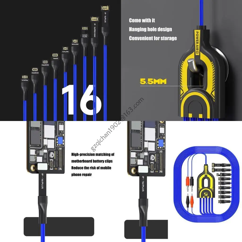 

X7ab 10 в 1 Кабель зарядки с несколькими устройствами для ремонта смартфонов Профессиональный