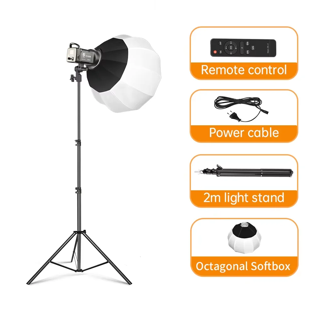 Bowens Video Studio Kit 100W/115W Photography Light Kit LED Lamp  Flash Studio New Year Lighting 3000-6000K 3 Color