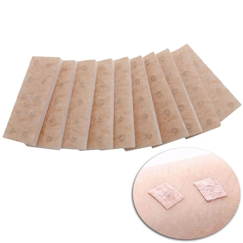 Agulha de massagem acupuntura, acupuntura, pressão, relaxamento único, pasta de orelha, elevação, 100pcs