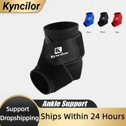 1 PC Nylon Adjustable Size Support Bidirectional Compression Adjustable Size Sports Ankle Protection