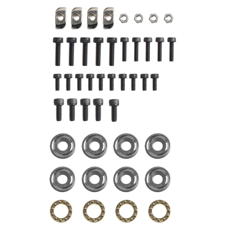 Shock Absorbing Feet for P1S P1P X1E Mk4 3D Printers with Leveling Shims