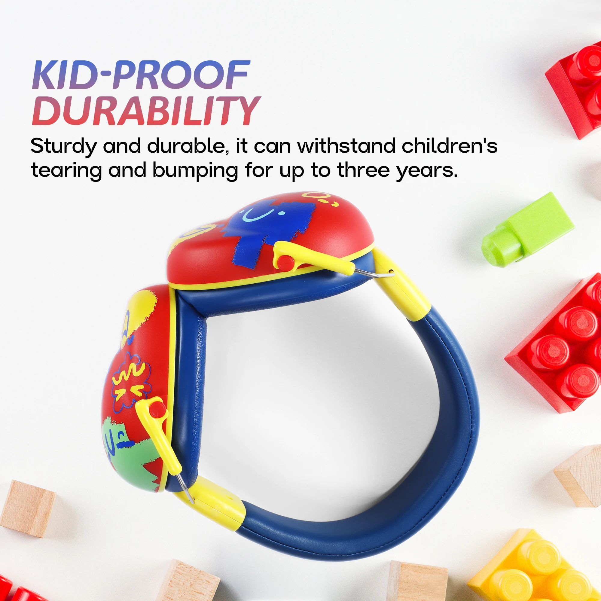 소음 방지 아기 헤드폰 아기 귀 보호 헤드폰 콘서트 불꽃 놀이를위한 편안한 조절 가능한 소음 감소 귀마개