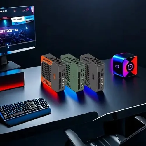 Topton 저렴한 미니 PC 게이머, AMD Ryzen 7 8845HS ES USB4.0 듀얼 LAN, 2xDDR5 PCIe4.0, 윈도우 11 프로 포켓 Nuc 미니 컴퓨터, WiFi6