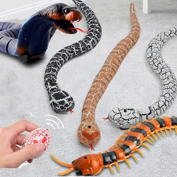 Rc Snake Robots Toys for Kids Boys Children Girl 5 6 7 8 Years Old Gift Remote Control Animals Prank Simulation Electric Cobra