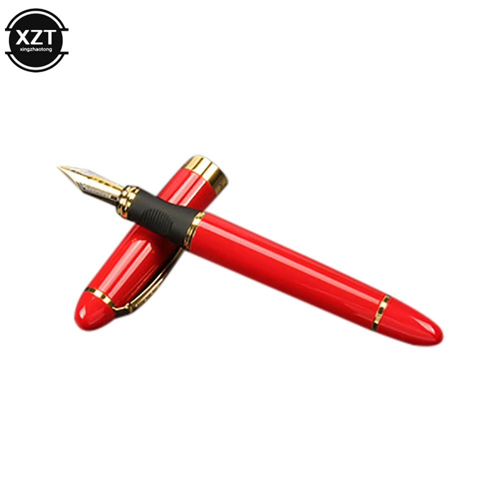 X450 Classics Thick Body 1.0mm Bend Nib Calligraphy Pen High Quality Metal Fountain Pen Luxury Ink Gift Pens Clearance sales