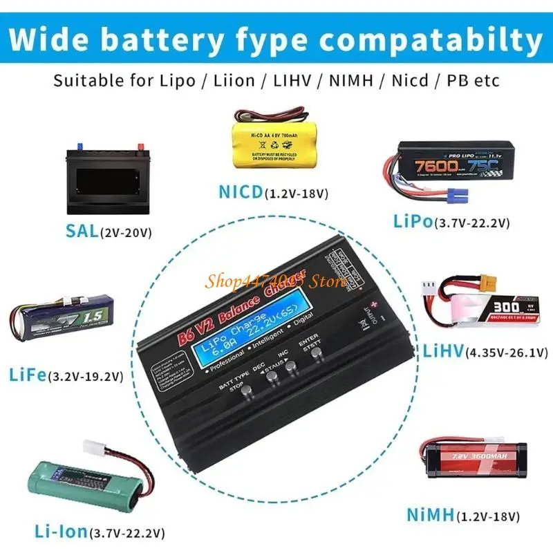 

K1AA Comprehensive 80W Digital Battery For Rechargeable Batteries