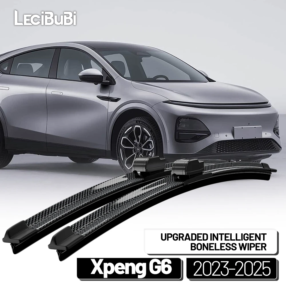 Für Xpeng G6 2023-2025 SUV Coupé LHD Frontscheibenwischer Windschutzscheibenreinigung Windschutzscheibenbürsten Carbonfaser Zubehör 26"16"