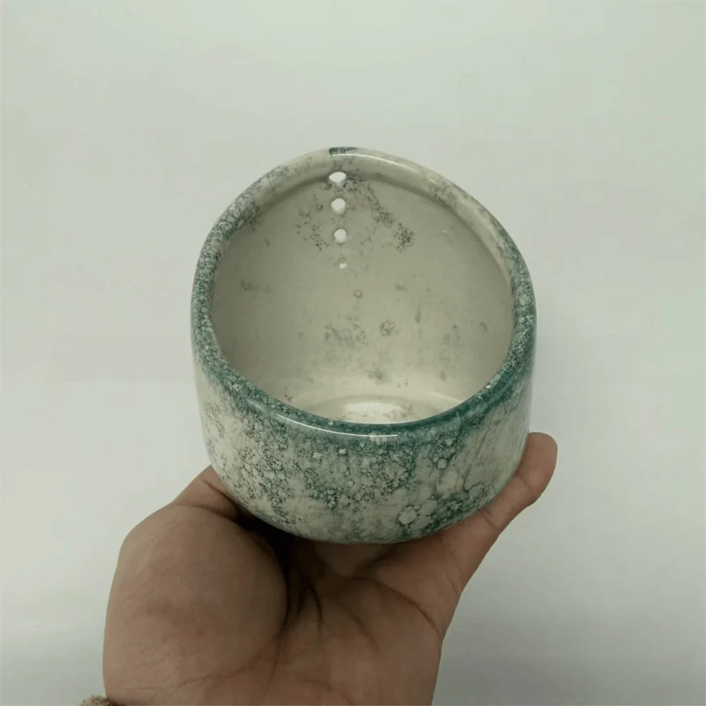 

Upgrade Pottery Herb Stripper Bowl Handmade with Different Round Hole Sizes Pottery Herb Stripper Herb Lover