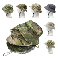 Sun Hats for Men Women Bucket Hat Boonie Hat Foldable Sunshine Protection Hiking Beach Fishing Summer Safari with Windproof Cord