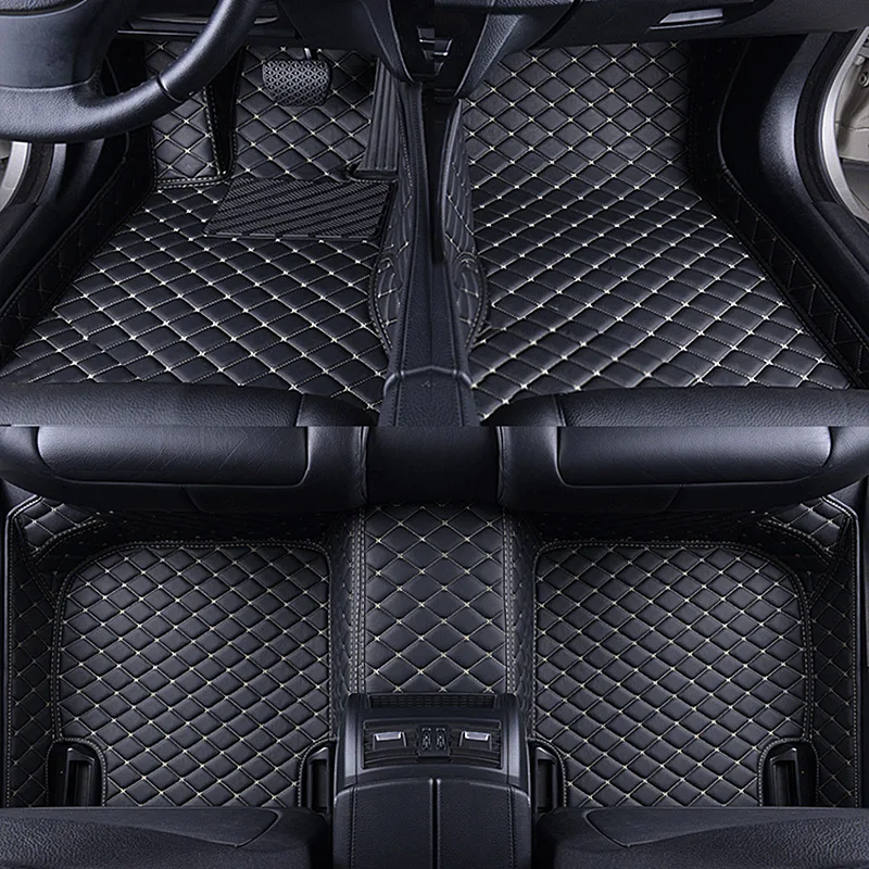 

Custom Leather Car Floor Mats For Chrysler 300C（Sedan）2012-2016 Auto Carpet Rugs Foot Pads Parts Interior Details Accessories