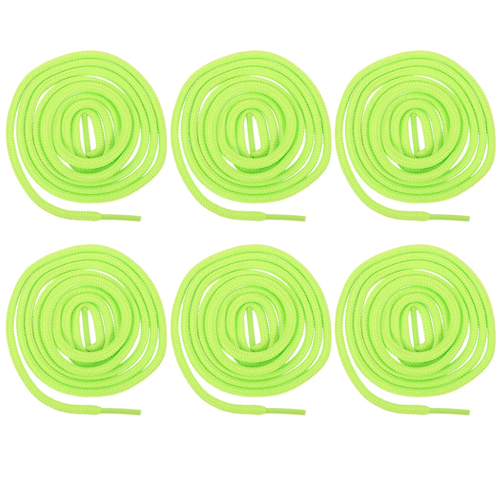 

6pcs Colorful Shoelaces 120CM Round Polyester Replacement Laces for Sneakers Sports Shoes Hockey Skates Accessories