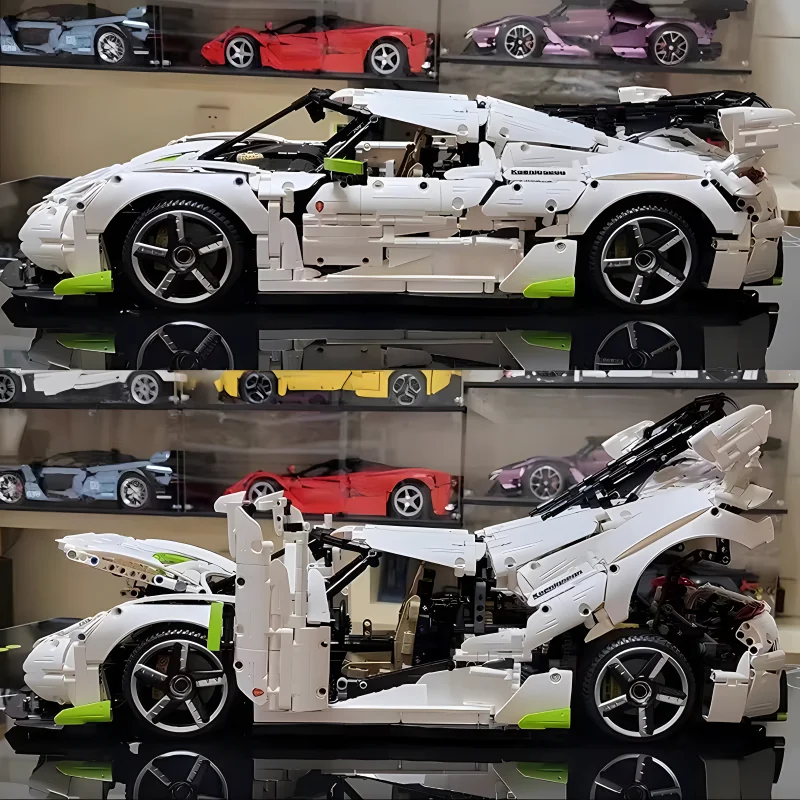 Cada C61048 Moc Technische Hybride Super Sport Auto Hypercar Bouwblokken Educatief Puzzel Speelgoed Kerstcadeaus Voor Kinderen