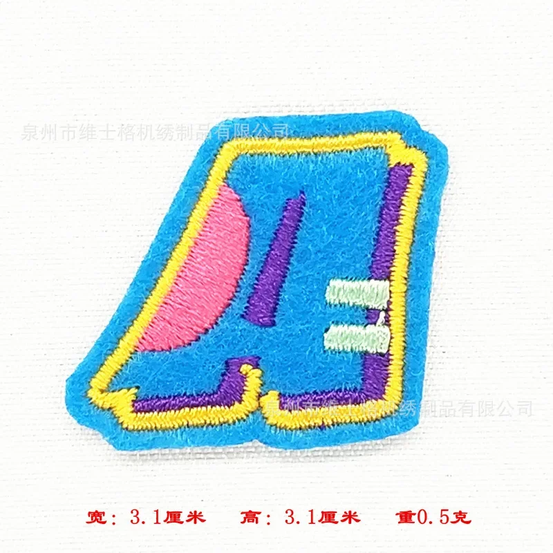 104pcs/Lot Small Colorful Letter Embroidery Patch Shirt Bag Hat Clothing Decoration Craft Diy Applique