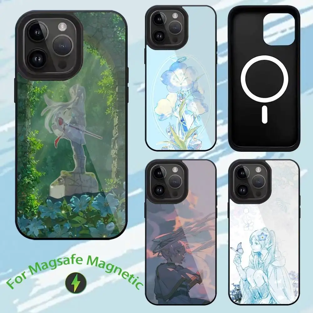 

F-Frieren Beyond Journey's End-d Phone Case For iPhone 17,16,15,14,13,12,11,Plus,Pro,Max Magsafe Magnetic Wireless Charging