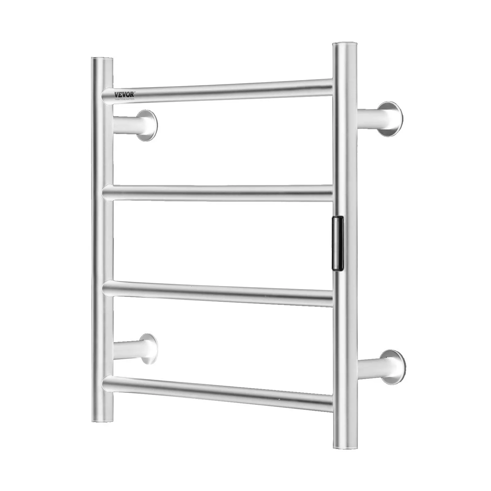 

Fast Heat 4-Bar Towel Warmer 33lb Capacity Built-in Timer Wall Mount Stainless Steel