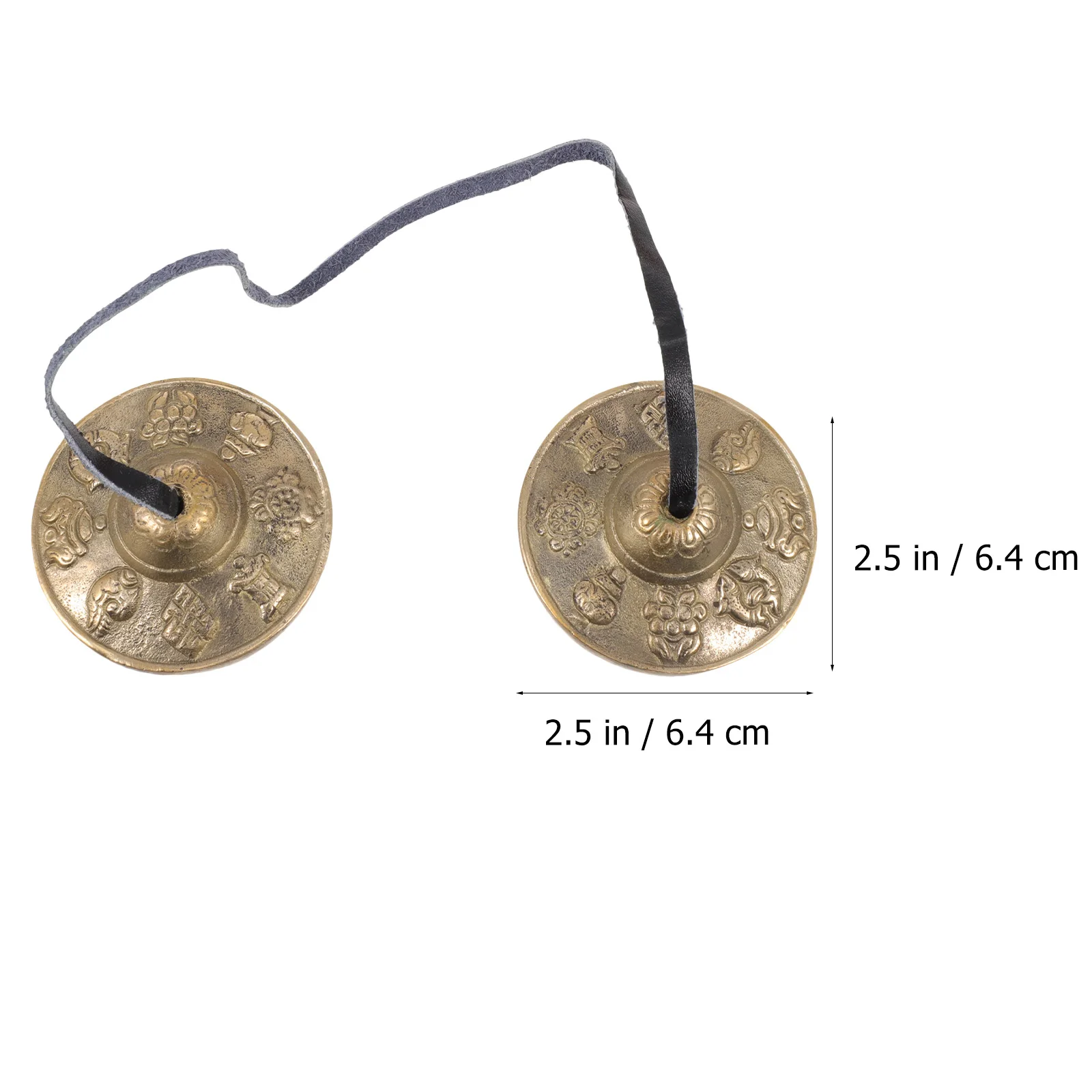 

Meditation Cymbal Bell Yoga Cymbals Brass Color Durable Premium Material Clear Sound Religious Ceremony Percussion Instrument