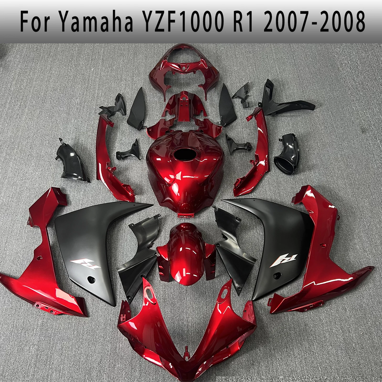 

For Yamaha YZF1000 R1 2007 2008 full shell, full shell kit, YZFR1 07 08 ABS injection molded fairing kit