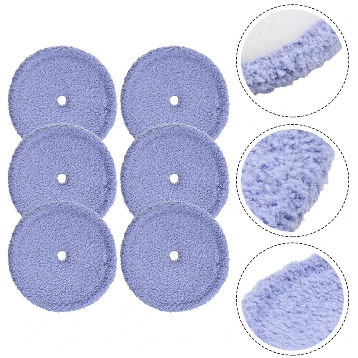 12X Washable Microfiber Mop Pads for EVERYBOT Edge RS700 RS500 Robot Replacement Accessories