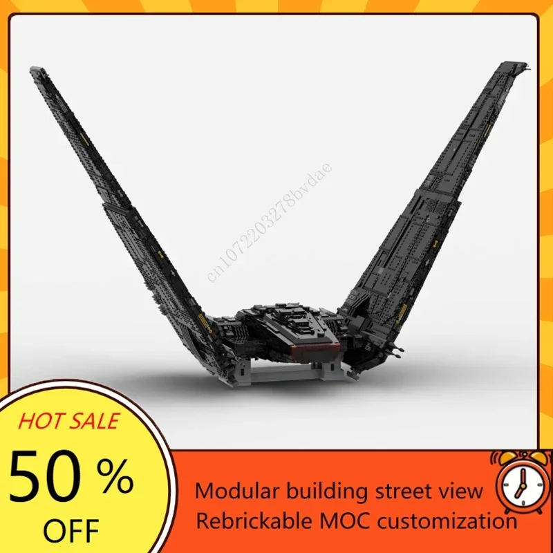 

6943PCS Upsilon Starfighter Space War Military MOC SpaceShip Battle Model Custom Puzzles Architecture Education Model Toys Gift