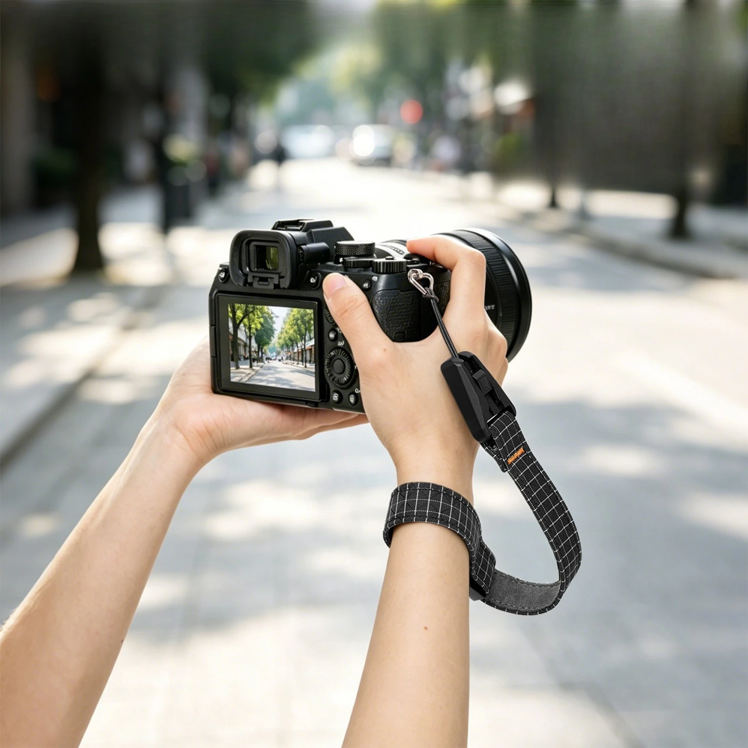 SLR camera wristband,load reduction and comfort Magnetic camera accessories Quick release and quick installation Wrist rope