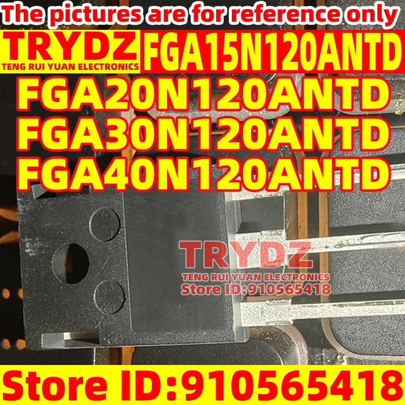 5-1pcs New FGA15N120ANTD FGA20N120ANTD FGA30N120ANTD FGA40N120ANTD TO-3P Induction cooker transistor