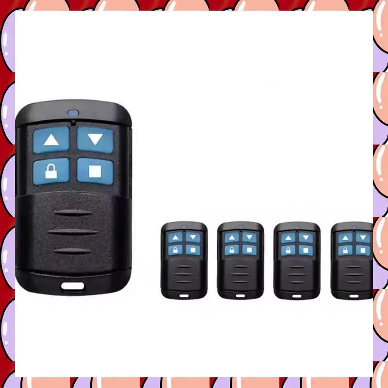 A72Z New 433Mhz Garage Door Opener Remote Control Clone Learning Code Cloning Code Duplicator Key Gate Opener Cloner 5Pcs