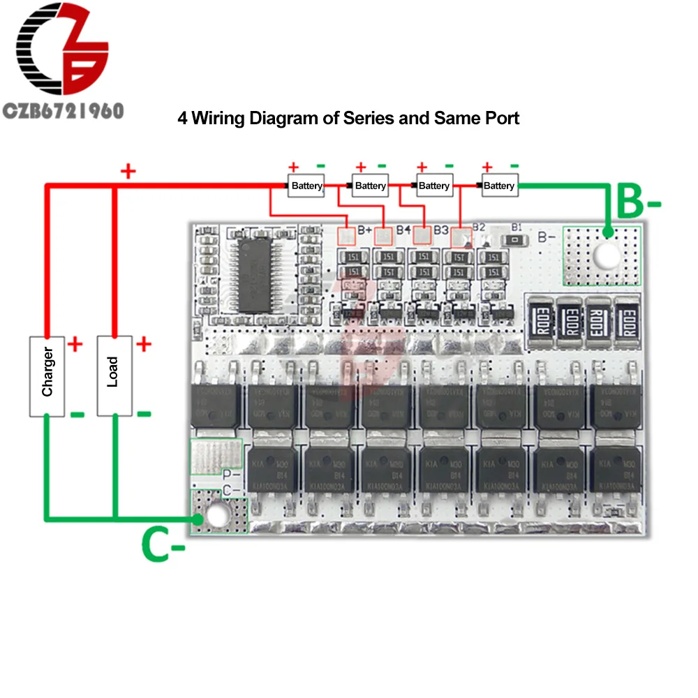 3S/4S/5S BMS Li-ion LMO Ternary Lithium Battery Protection Circuit Board 12V 16.8V 21V 18V 3.7V 100A Li-Polymer Balance Charging