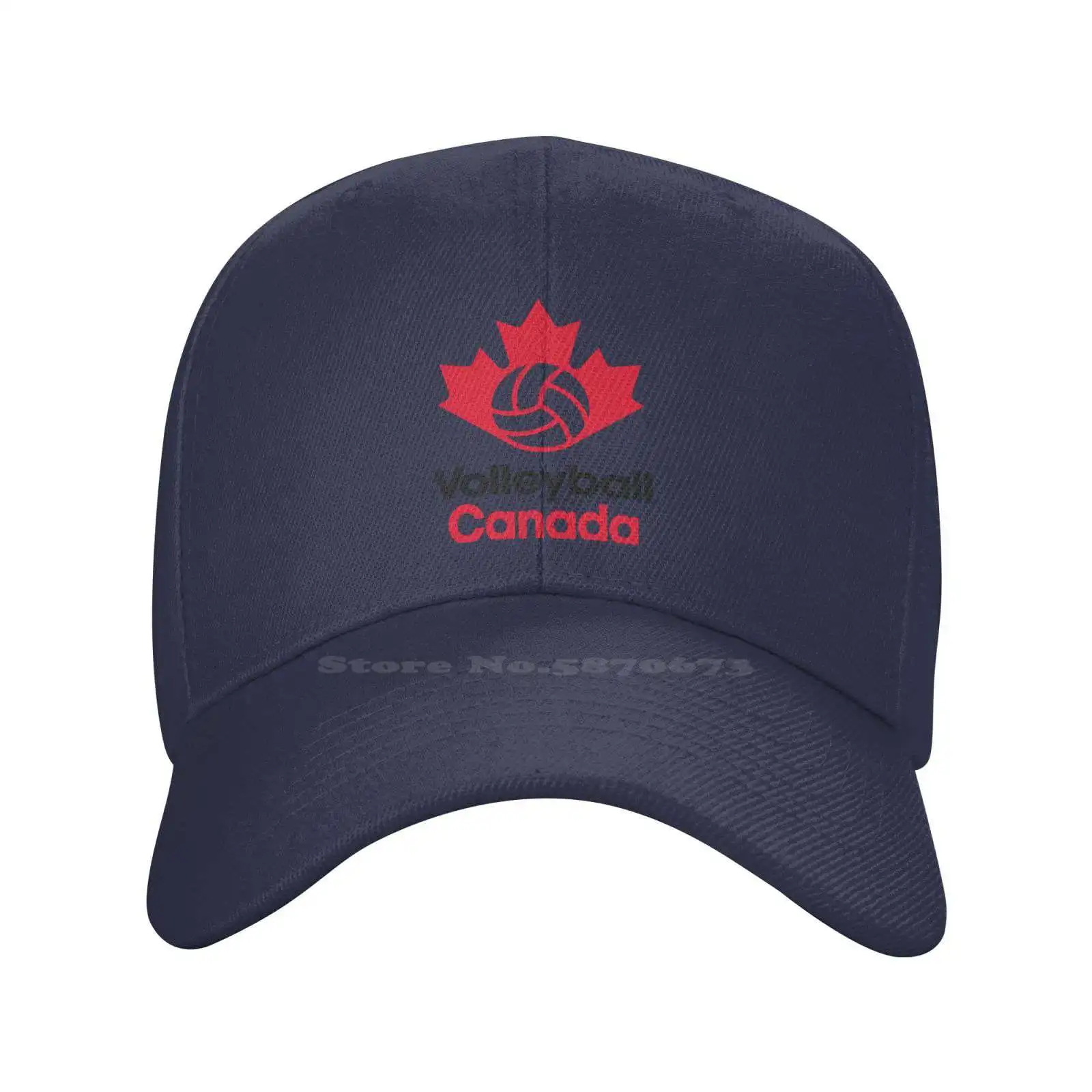 Volleyball Canada Logo Fashion quality Denim cap Knitted hat Baseball cap