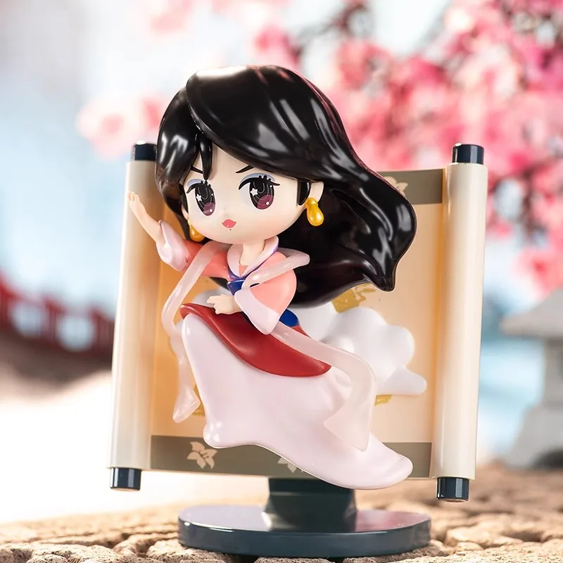 Disney Princess Dream Chasing Series Blind Box Cute Princess Mystery Box Kawaii Collection Anime Figure Birthday Gifts for Girls