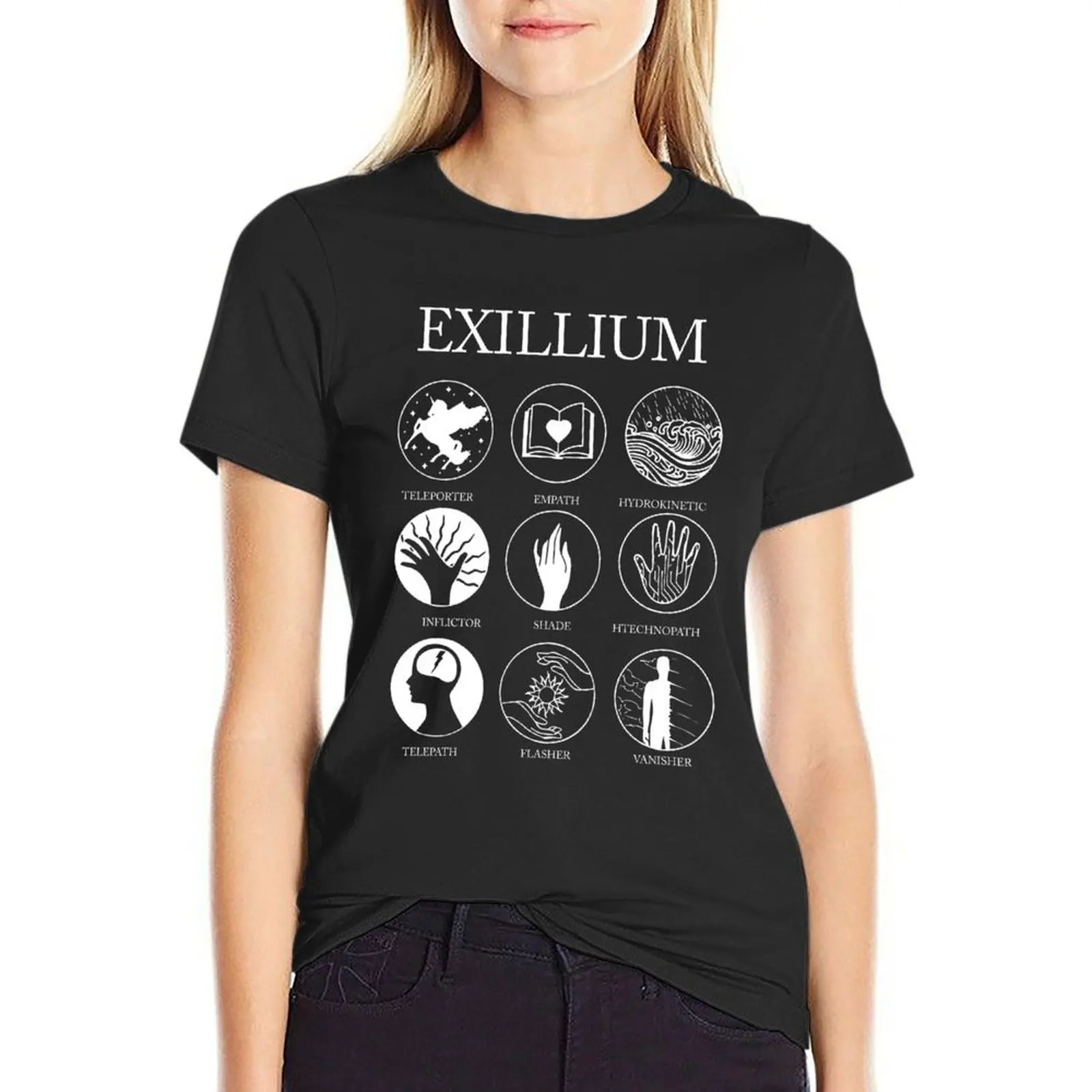 Keeper Of The Lost Cities Exillium T-Shirt plus size tops vintage clothes Woman clothes