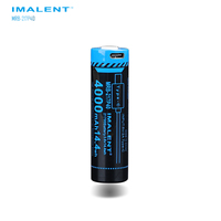 IMALENT MS03/R30C Replacement Battery, 3.6V 21700 4000mAh Original Rechargeable Li-ion Batteres for MS03/R30C Flashlight