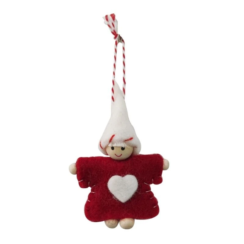 10 Pcs Dolls Ornaments Small Pendant Christmas Tree Hanging Decorations